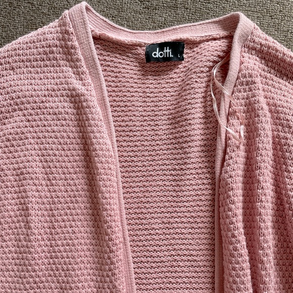 DOTTI Knitted Cardigans Long Sleeve Loose Shawl Spring Autumn Loose Outerwear - Picture 3 of 4